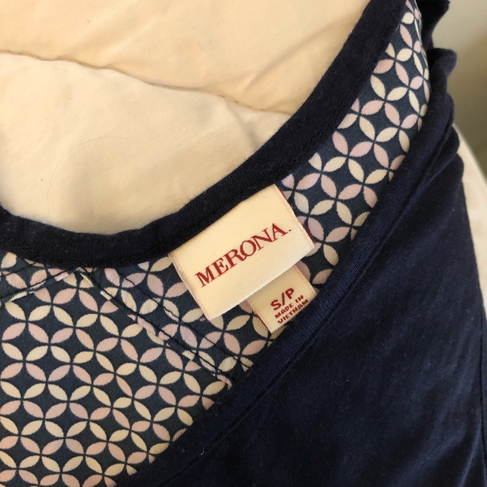 Merona Royal blue color Top sleeveless tunic Size S